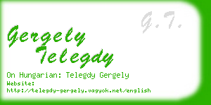 gergely telegdy business card